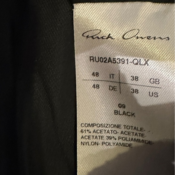 Rick Owens FW21 Gethsemane Coated Nylon Shorts - Picture 9 of 11